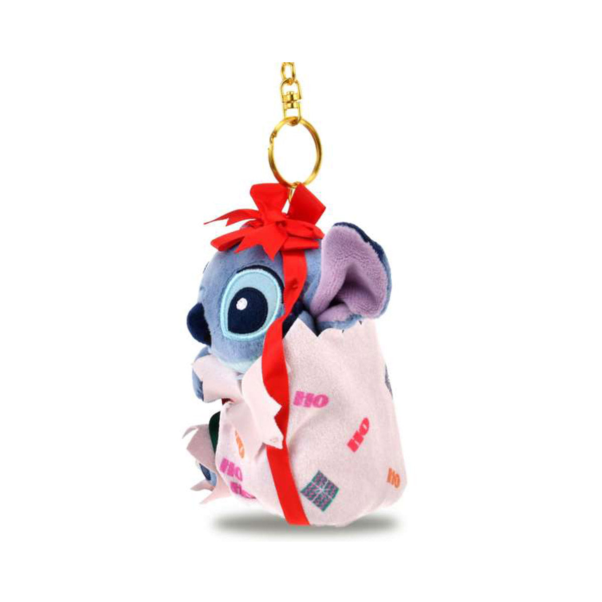Disney Christmas Plush Keychain: Stitch
