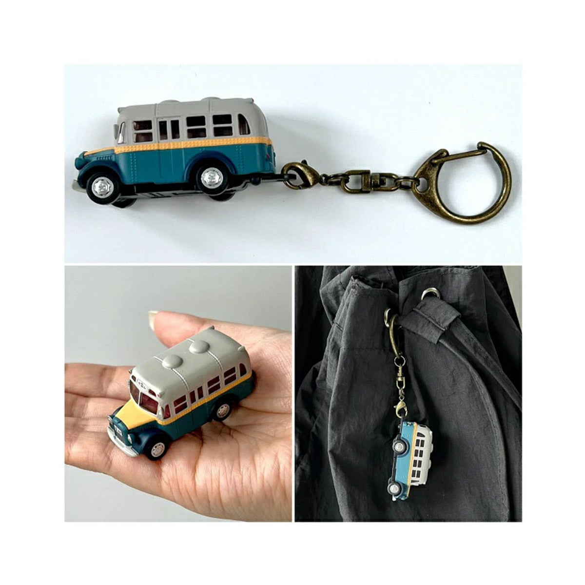 Ghibli My Neighbor Totoro Pullback Keychain Bonnet Bus
