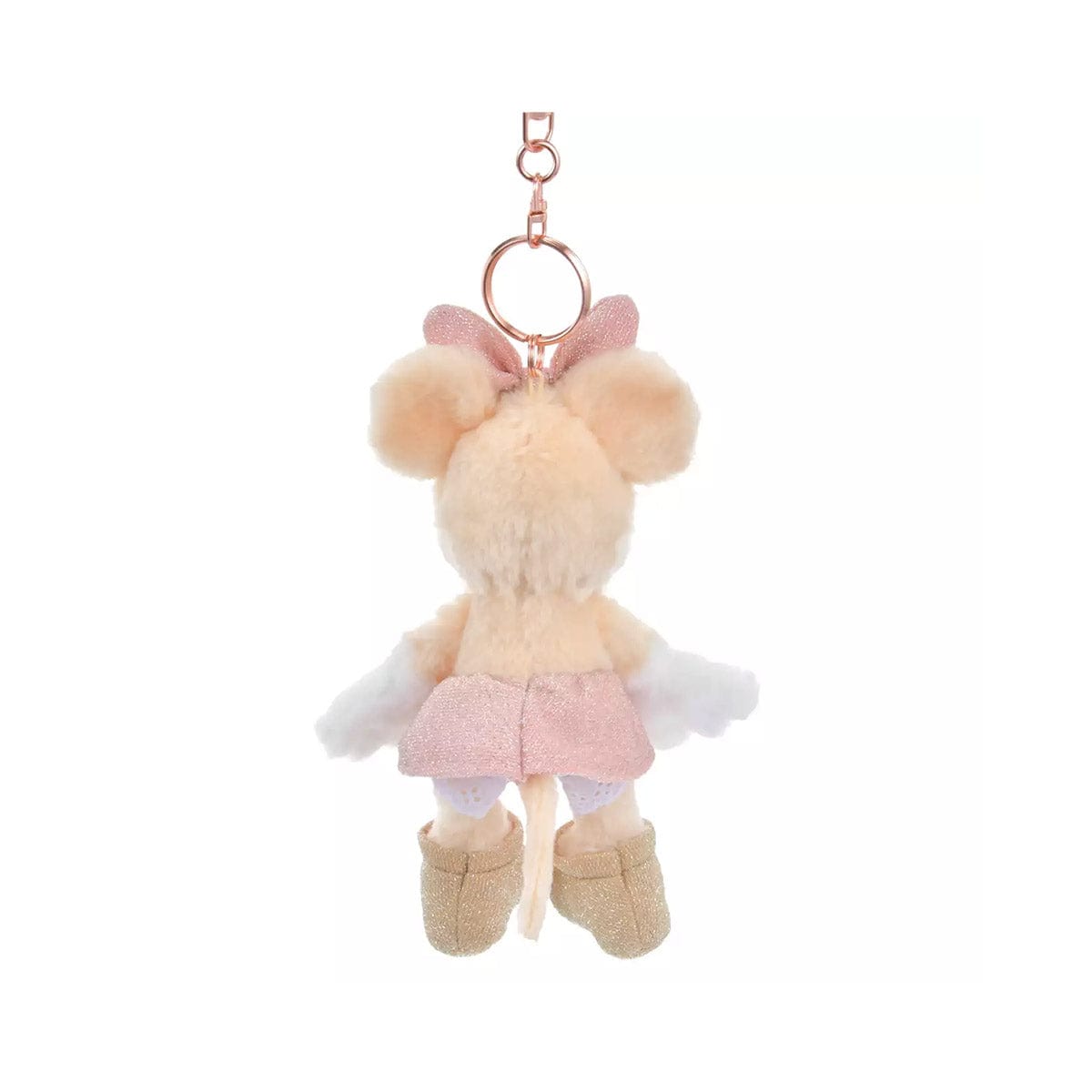 Disney Minnie Plush Winter Keychain Shiny Color