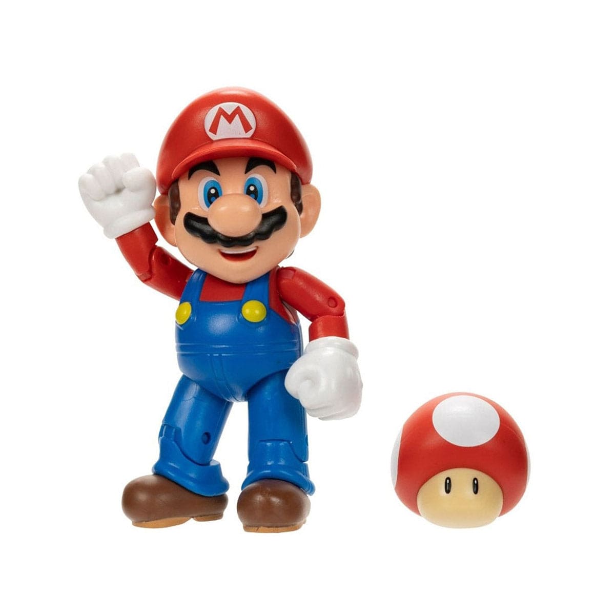 Super Mario Figure: Mario w/ Super Mushroom