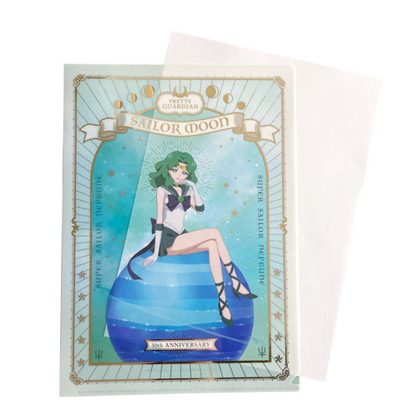 Sailor Moon Original A4 Clear File Super Sailor Neptune 30th ANNIVERSARY SERIES-2