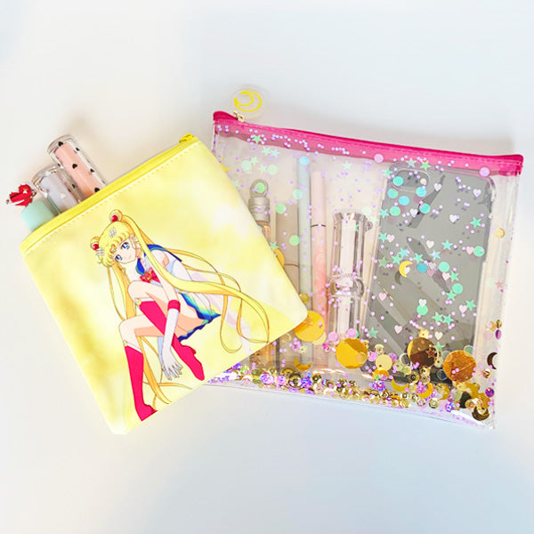 Sailor Moon Original Double Flat Pouch Super Sailor Moon 30th ANNIVERSARY SERIES-1