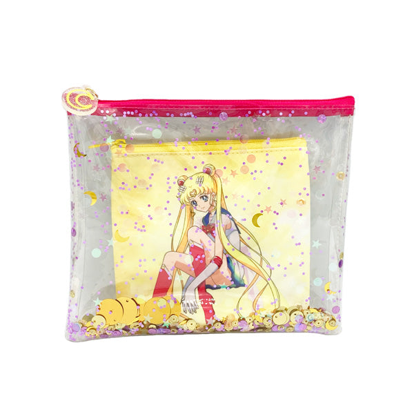 Sailor Moon Original Double Flat Pouch Super Sailor Moon 30th ANNIVERSARY SERIES-0