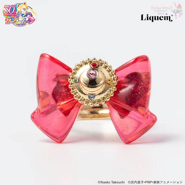 Sailor Moon Sailor Moon store×Liquem] Transformation Brooch Ribbon Ring #9 Free-1