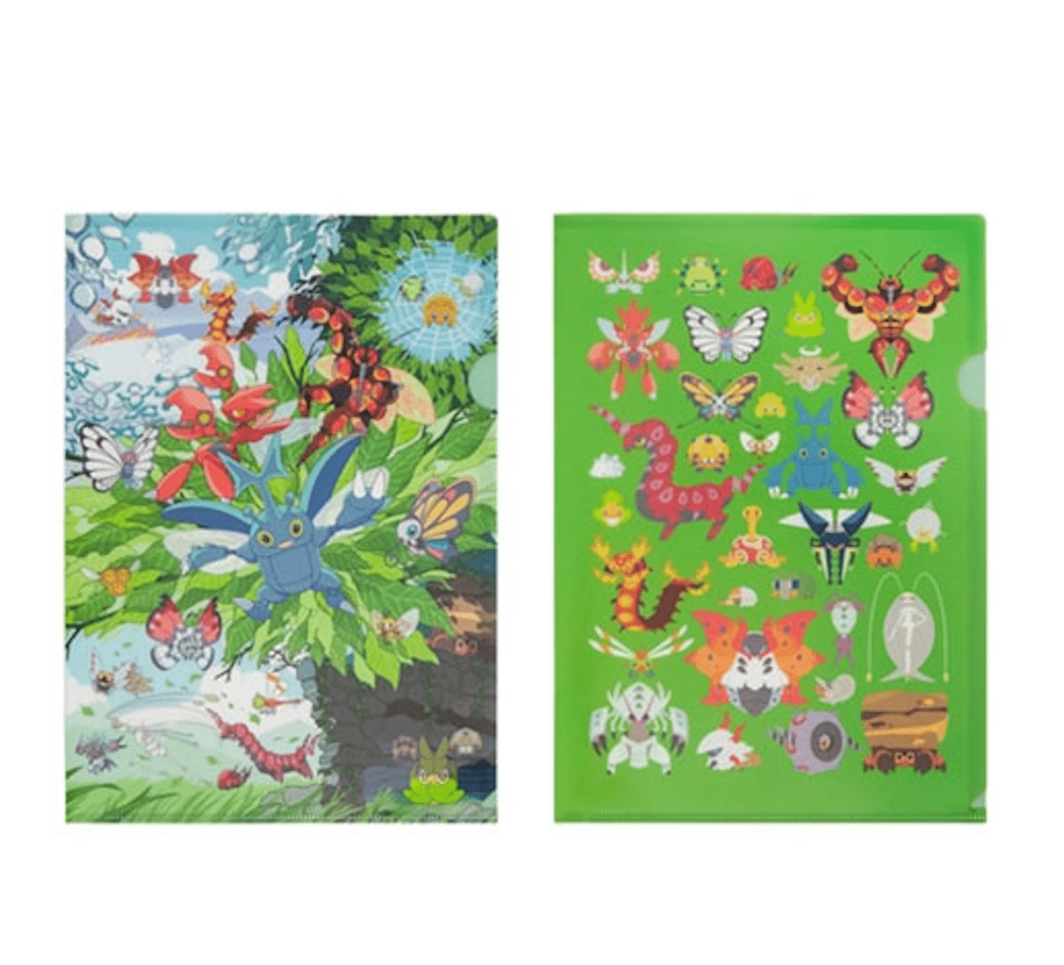 Pokemon BUG OUT! A4 Clear File (Set Of 2)