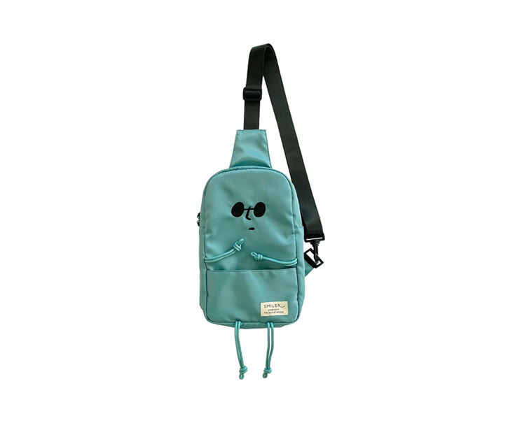 Smiler Buddy Shoulder Bag Blue