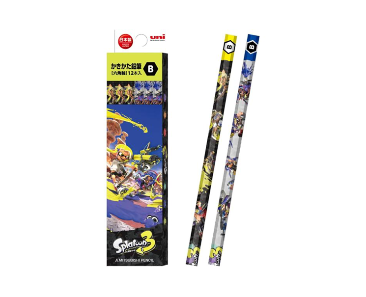 Uni Splatoon 3 Pencils 12 Pack