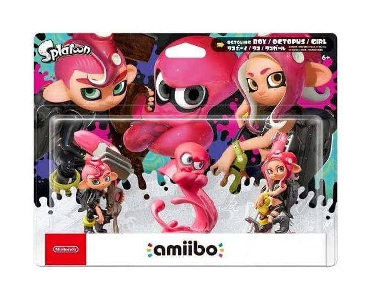 Splatoon Amiibo Triple Set Octopus