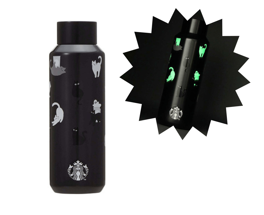 Starbucks Japan Halloween 2023 Glow In The Dark Bottle