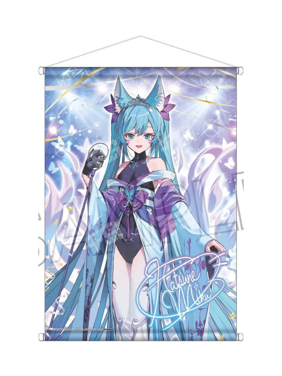 Hatsune Miku (Nine-tailed)-Hatsune Miku Gorgeous Stage Wall Painting