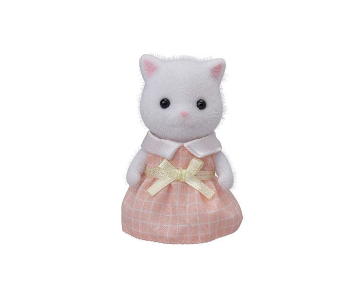 Sylvanian Families-Persian Cat Girl (White)