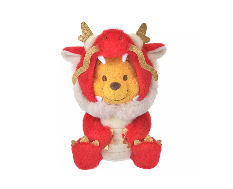 Disney Year of Dragon Red Winnie-the-Pooh Plush (S)