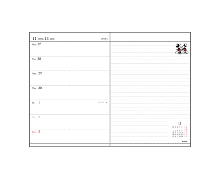 Disney Minnie 2024 B6 Planner