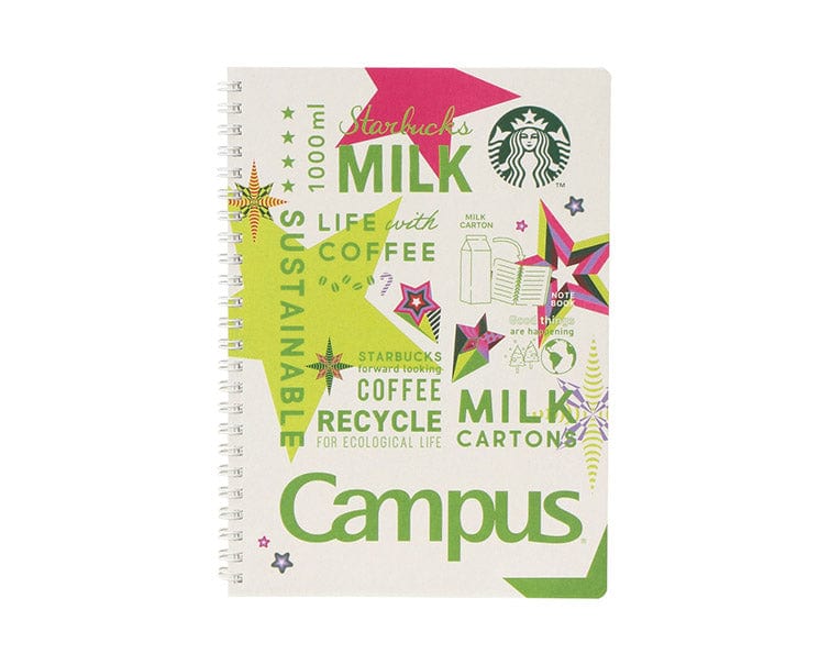 Starbucks Japan Holiday 2023 White Canvas Notebook