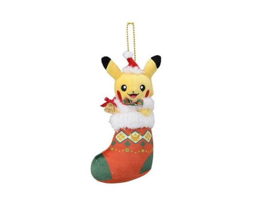 Pokemon Paldea's Christmas Market Pikachu Mascot