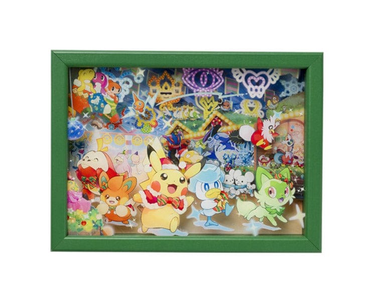 Pokemon Paldea's Christmas Market Framed Acrylic Art