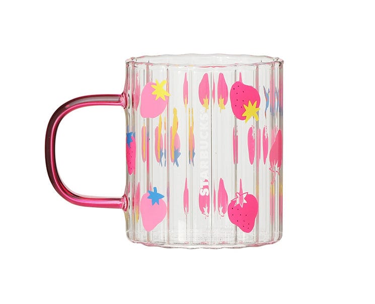 Starbucks Japan Strawberry Glass Mug