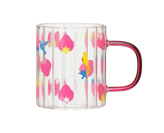 Starbucks Japan Strawberry Glass Mug