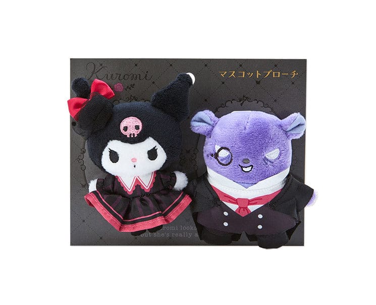 Sanrio Kuromi & Baku Brooch Set