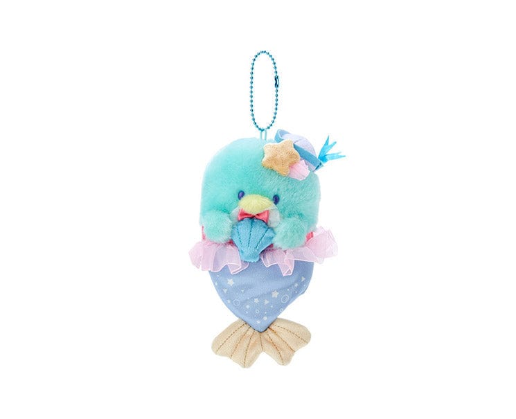 Sanrio Tuxedo Sam Mermaid Keychain Plush