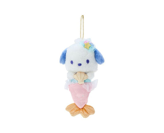 Sanrio Pochacco Mermaid Keychain Plush