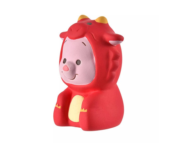 Disney Year of Dragon Red Piglet Okimono Figure