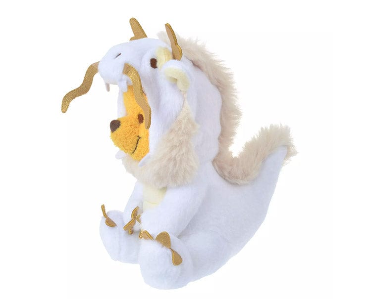 Disney Year of Dragon White Winnie-the-Pooh Plush (S)