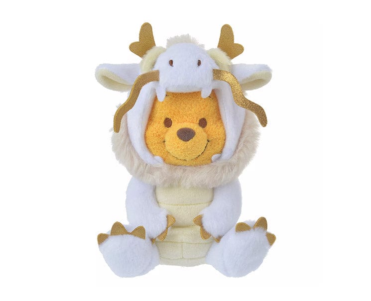 Disney Year of Dragon White Winnie-the-Pooh Plush (S)