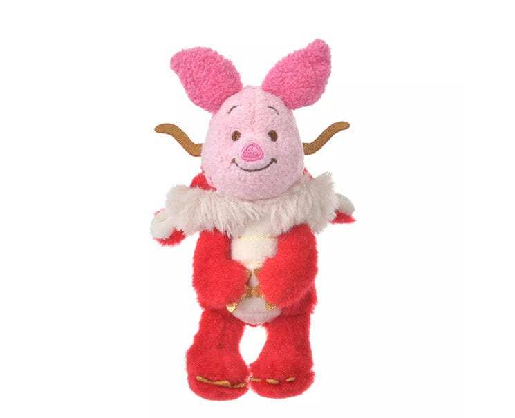 Disney Year of Dragon Piglet Plush Keychain