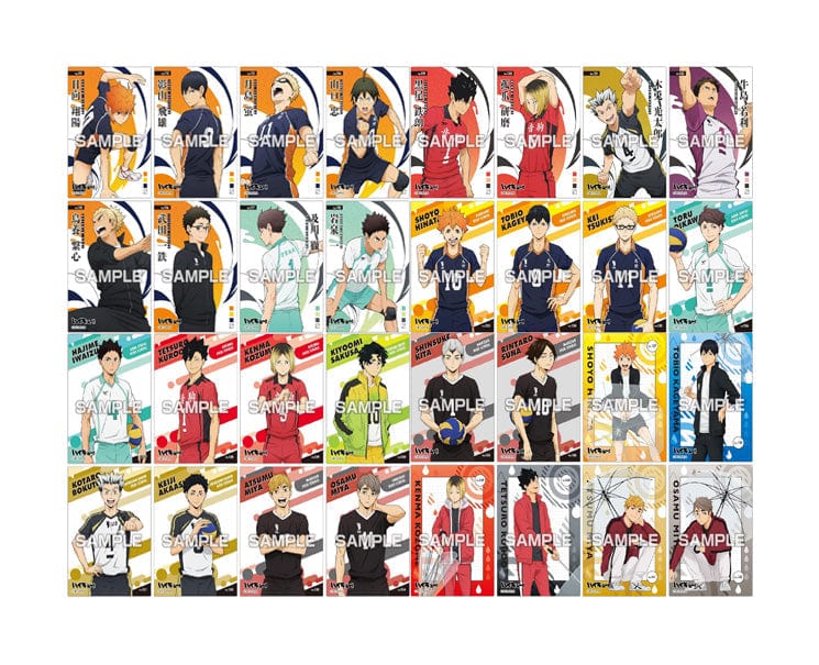 Haikyu!! Clear Card Collection & Gum Hello Japan Haikyu!! Clear Card Collection & Gum Hello Japan