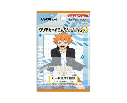 Haikyu!! Clear Card Collection & Gum