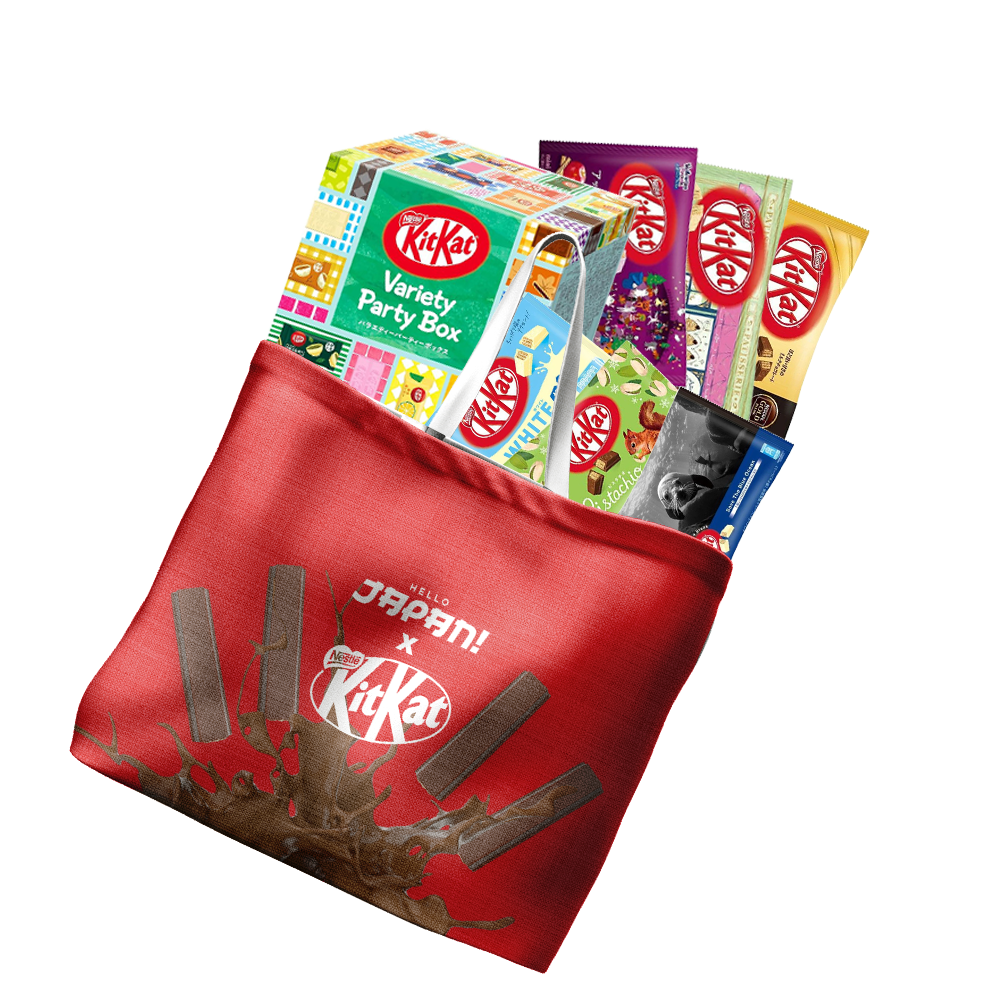 kit kat happy bag hello japan