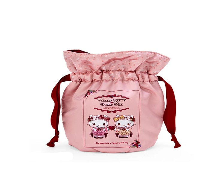 Sanrio Dolly Mix Collection Drawstring Bag Pink Hello Kitty