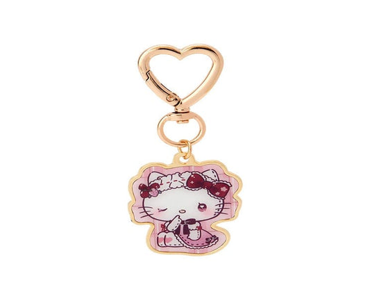 Sanrio Dolly Mix Collection Metal Keychain Pink Hello Kitty