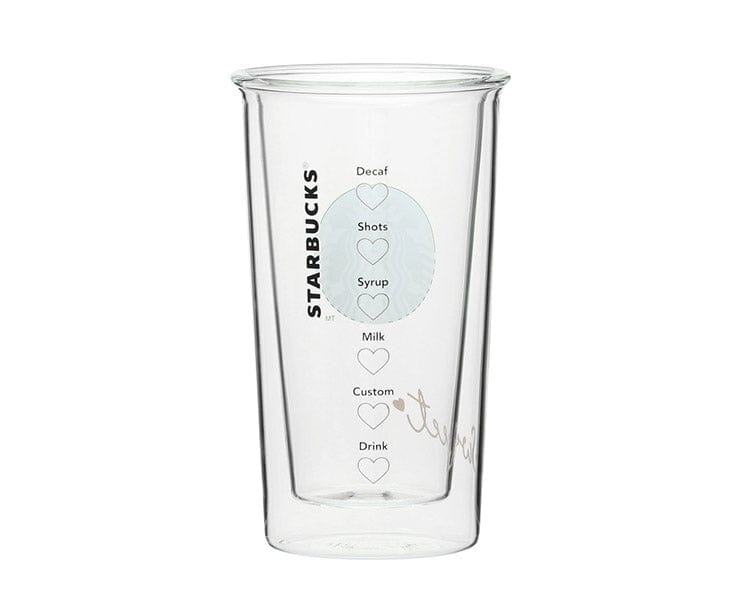 Starbucks Valentine 2024 Double Wall Glass