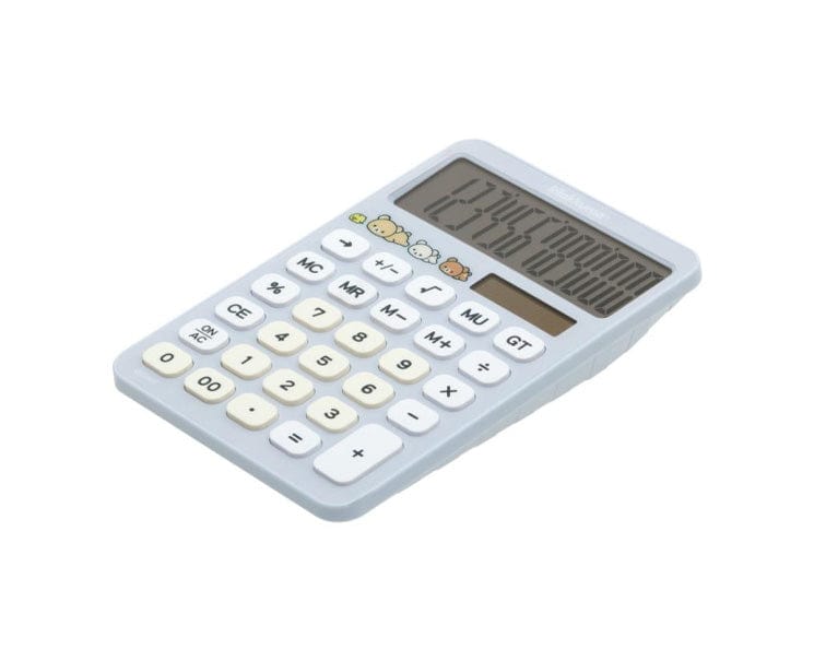 SAN-X Calculator Blue Rilakkuma