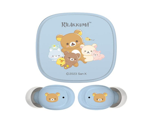 SAN-X Wireless Earphones Blue Rilakkuma