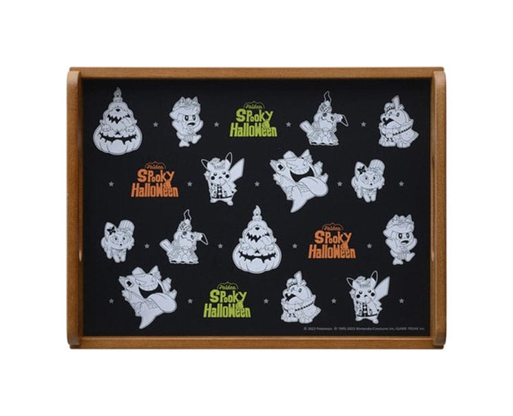 Pokemon Paldea Spooky Halloween Wooden Tray