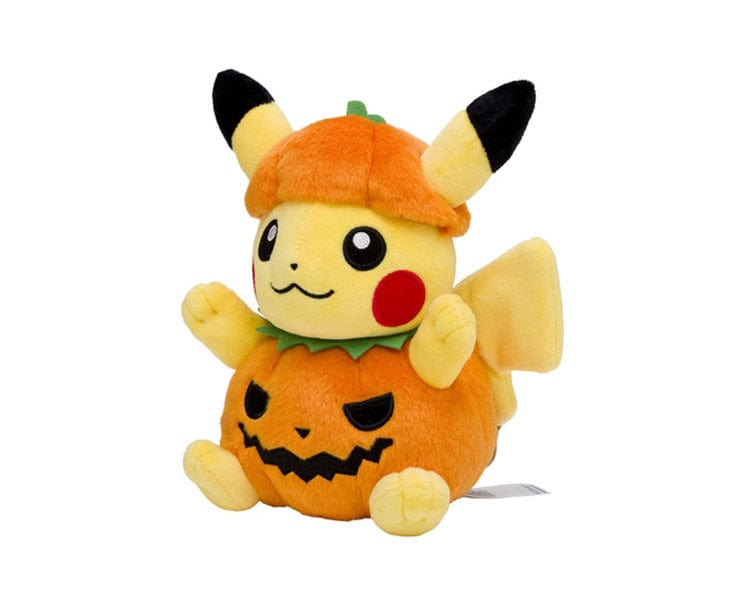 Pokemon Paldea Spooky Halloween Pumpkin Pikachu Plush